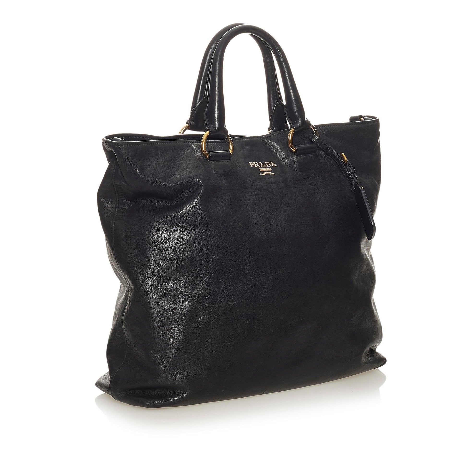Prada Vitello Daino Satchel (SHG-27750)