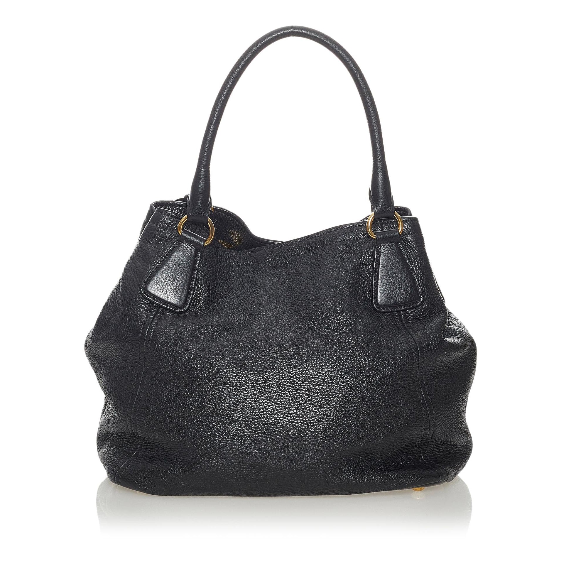 Prada Vitello Daino Satchel (SHG-28077)