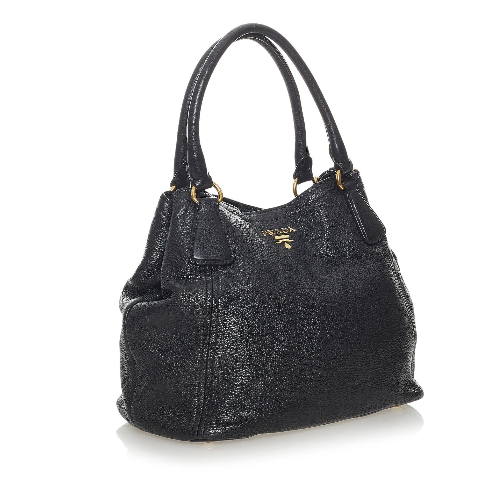 Prada Vitello Daino Satchel (SHG-28077)
