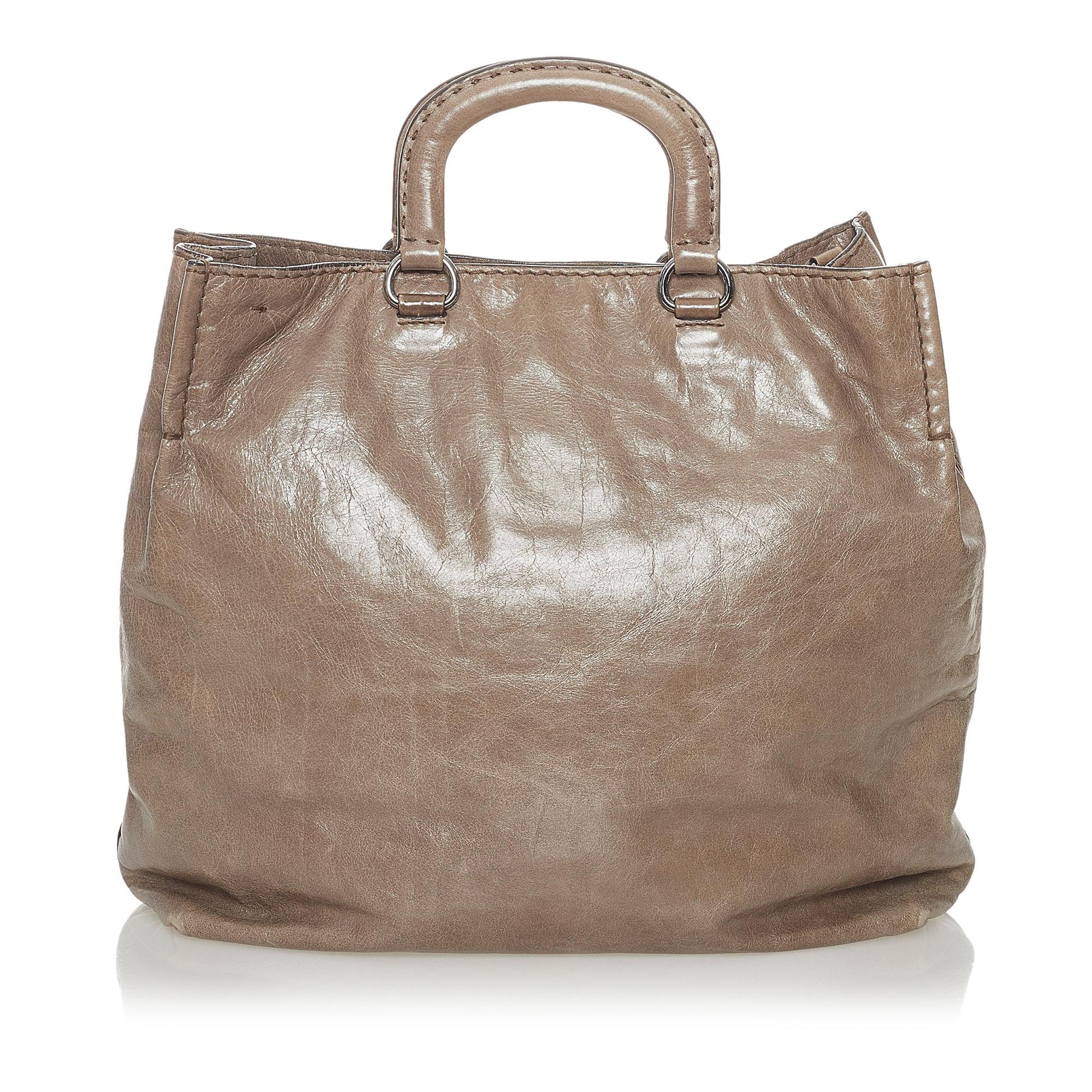 Prada Vitello Daino Satchel (SHG-28079)