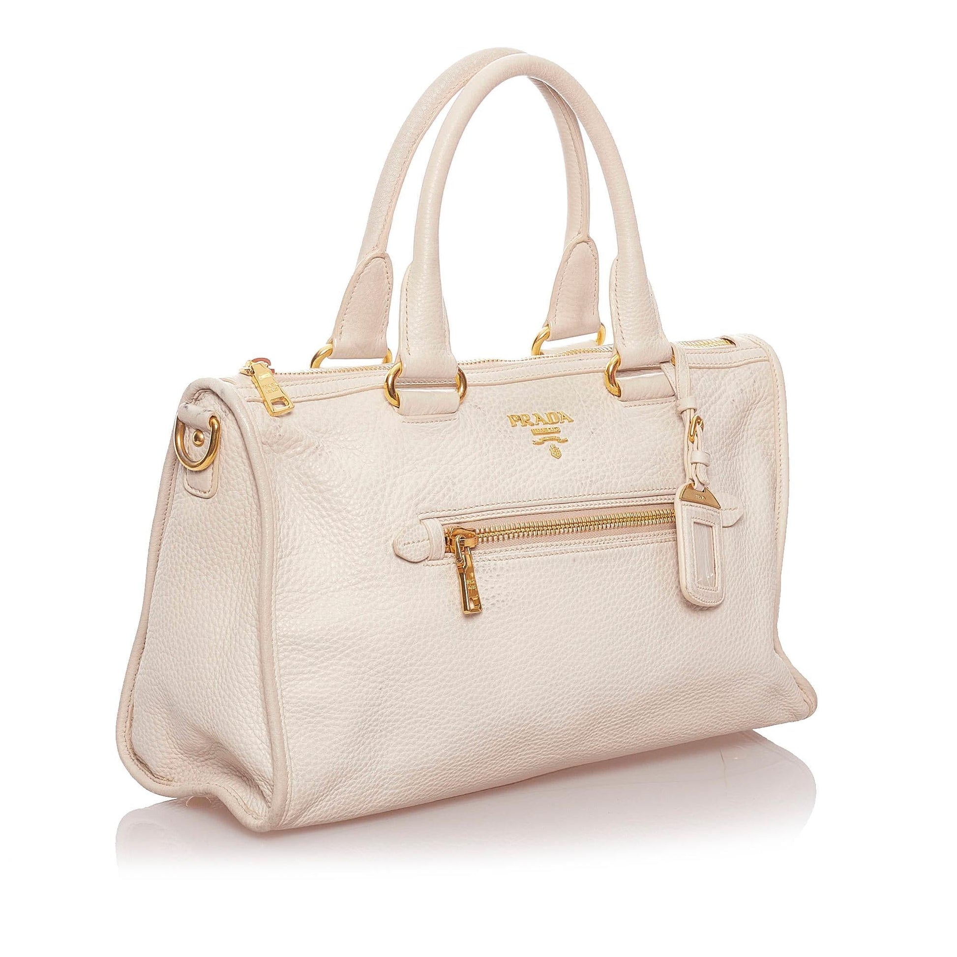 Prada Vitello Daino Satchel (SHG-29174)