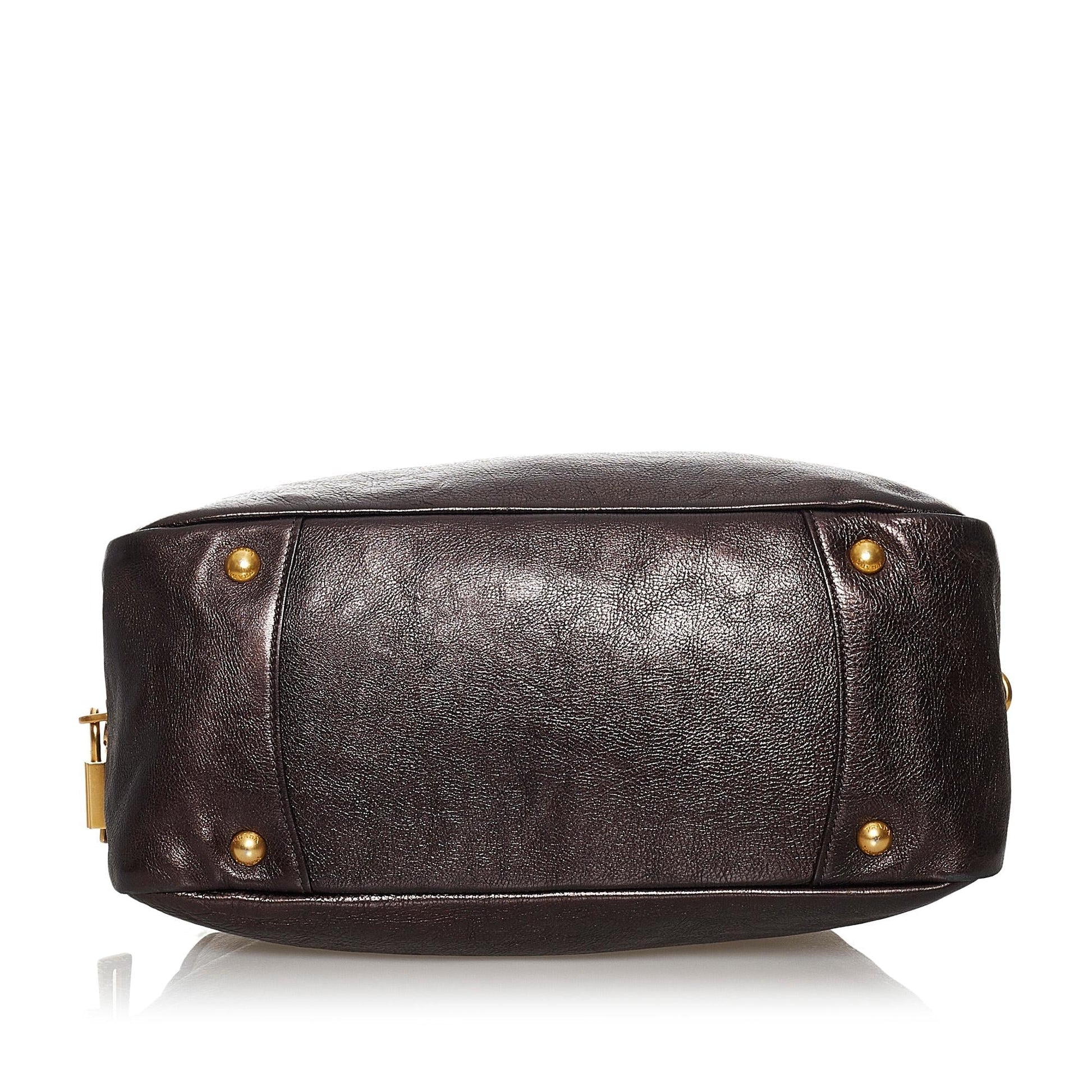 Prada Vitello Daino Satchel (SHG-30119)