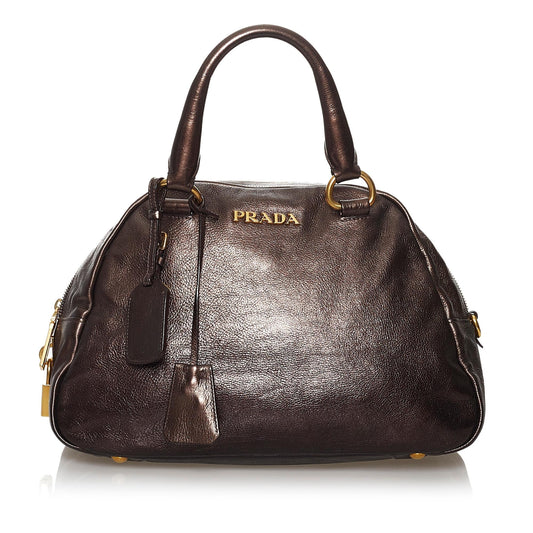 Prada Vitello Daino Satchel (SHG-30119)