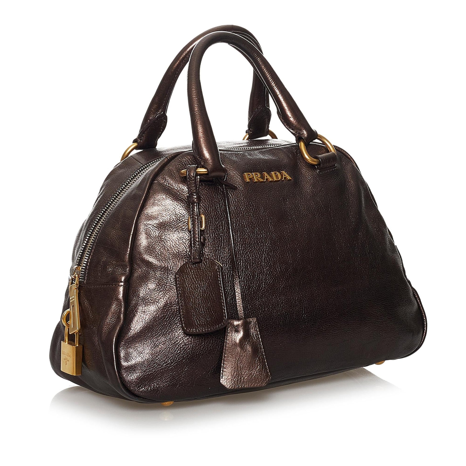 Prada Vitello Daino Satchel (SHG-30119)