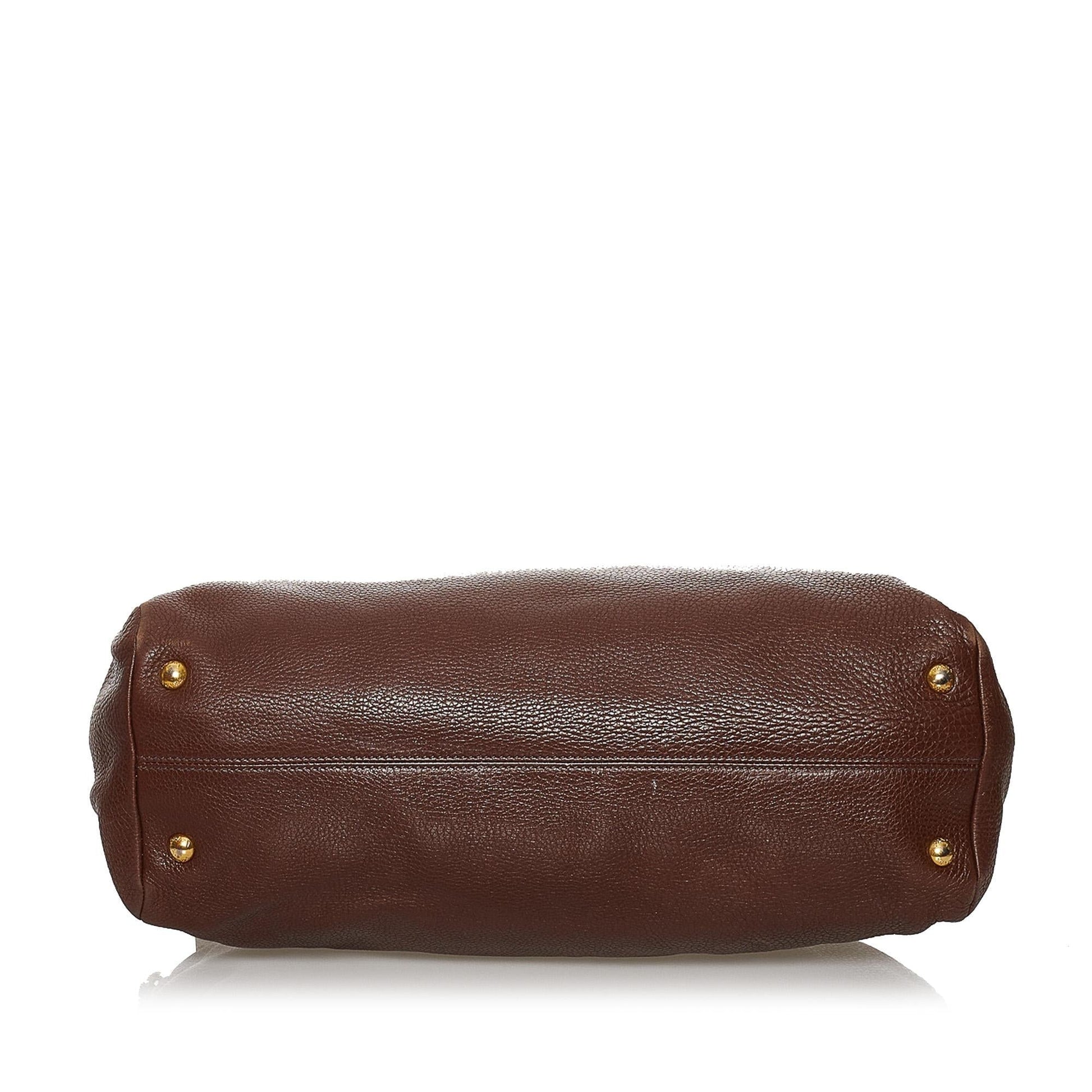 Prada Vitello Daino Satchel (SHG-30204)