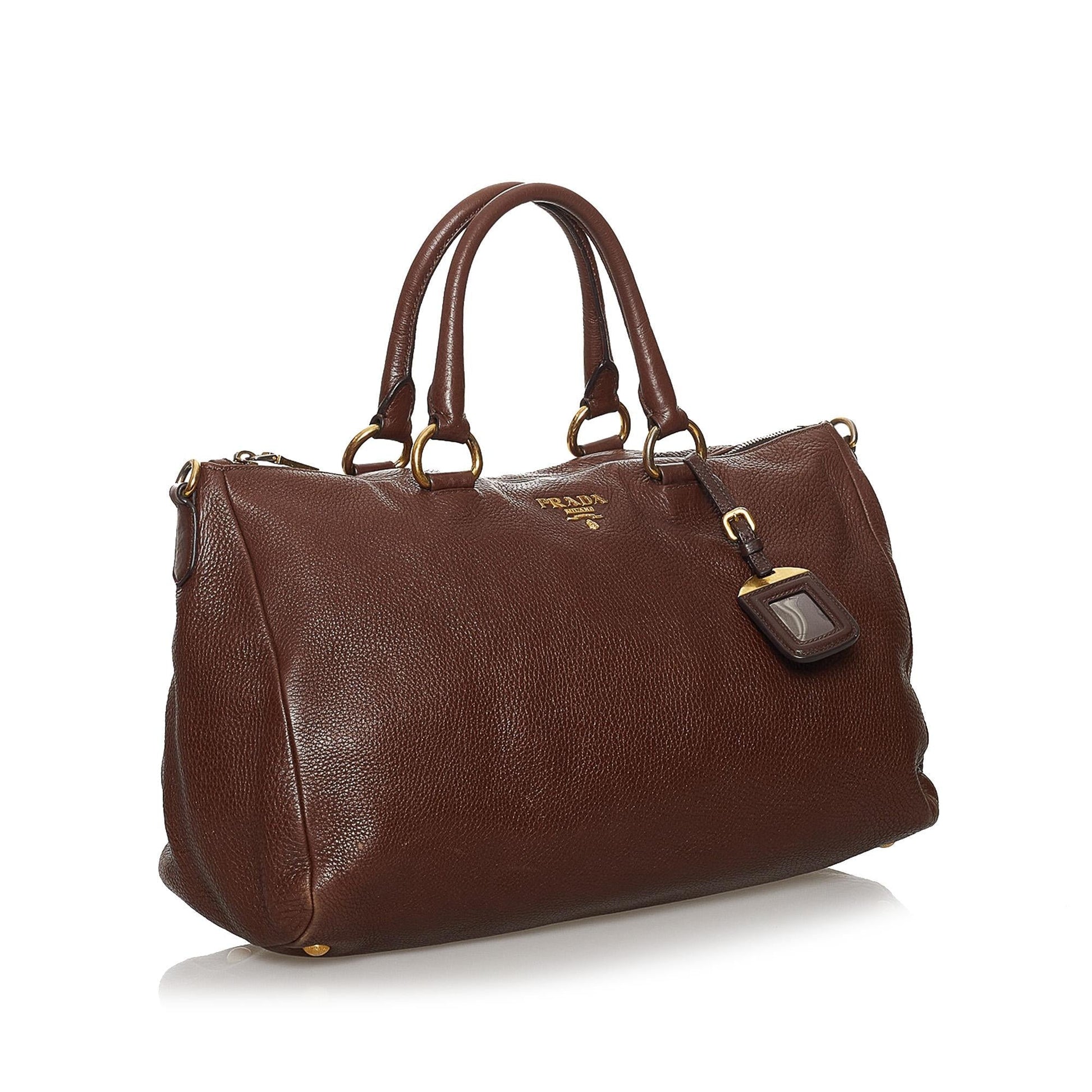 Prada Vitello Daino Satchel (SHG-30204)