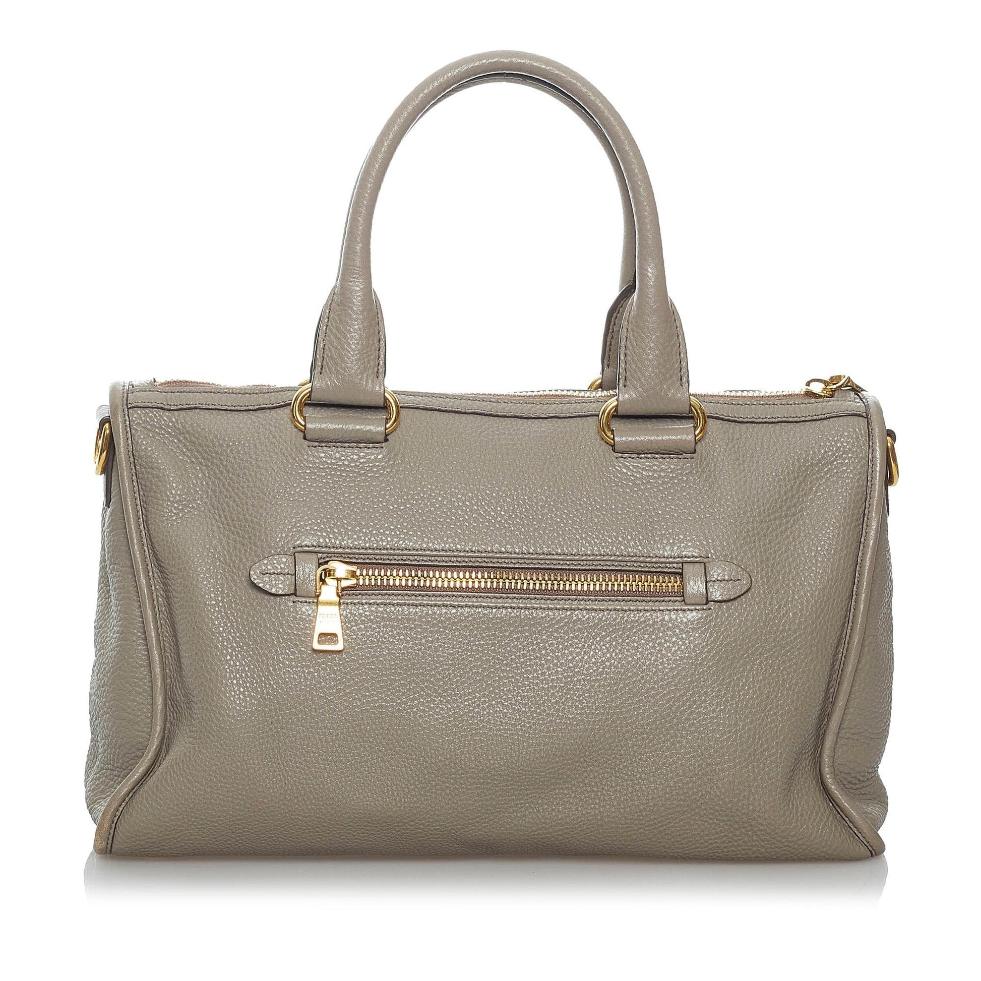 Prada Vitello Daino Satchel (SHG-30303)