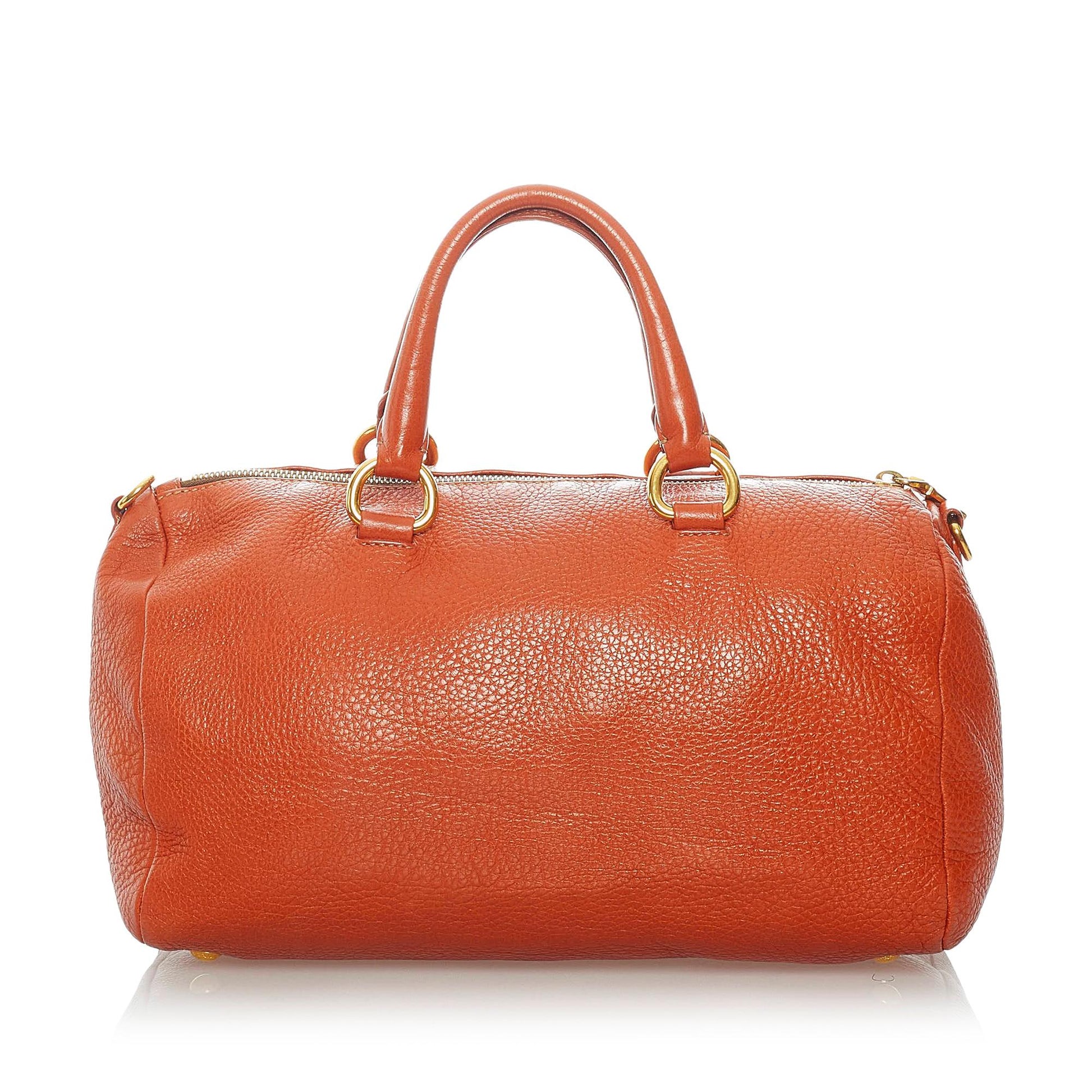 Prada Vitello Daino Satchel (SHG-31372)