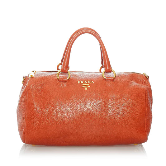 Prada Vitello Daino Satchel (SHG-31372)