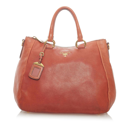 Prada Vitello Daino Satchel (SHG-33336)