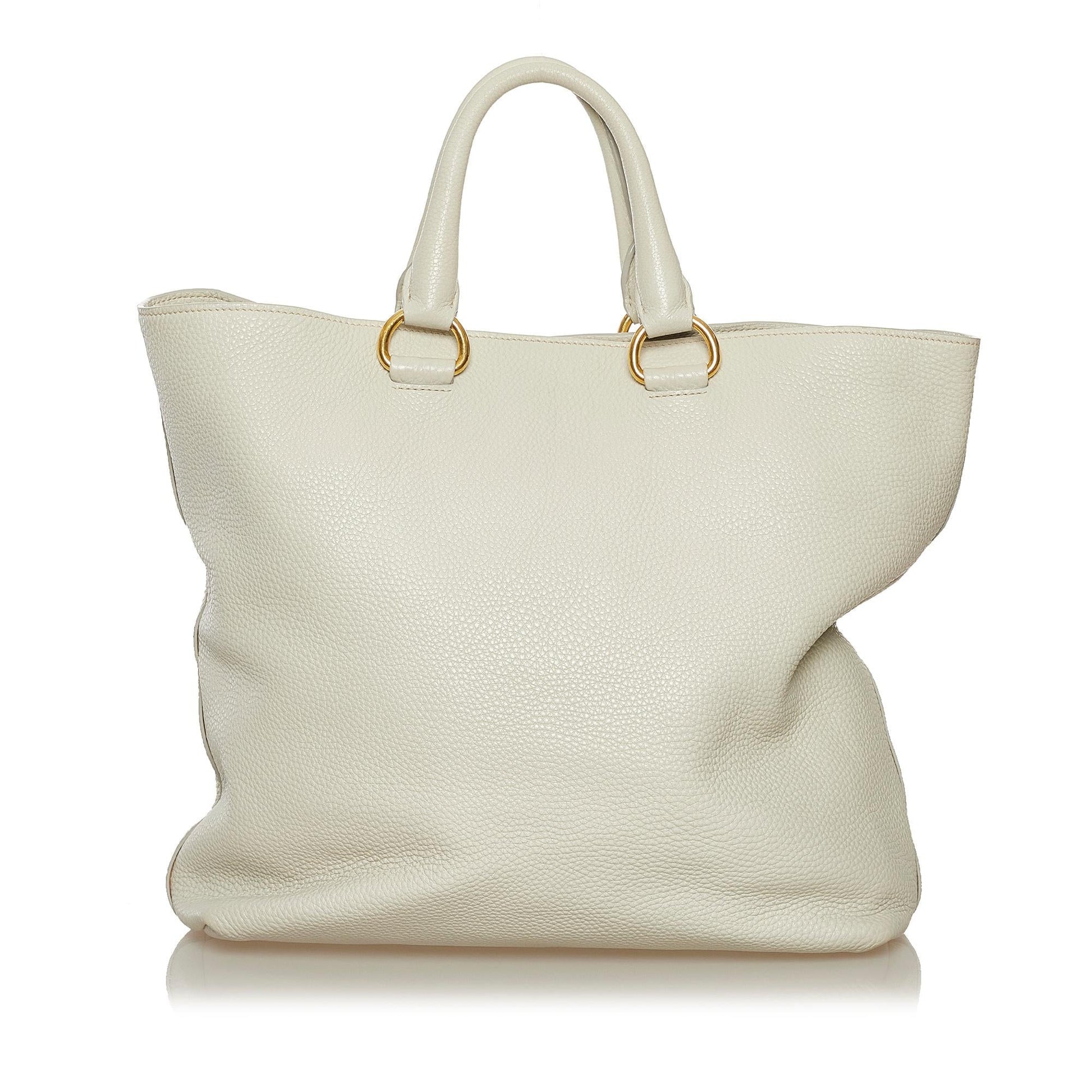 Prada Vitello Daino Satchel (SHG-34587)
