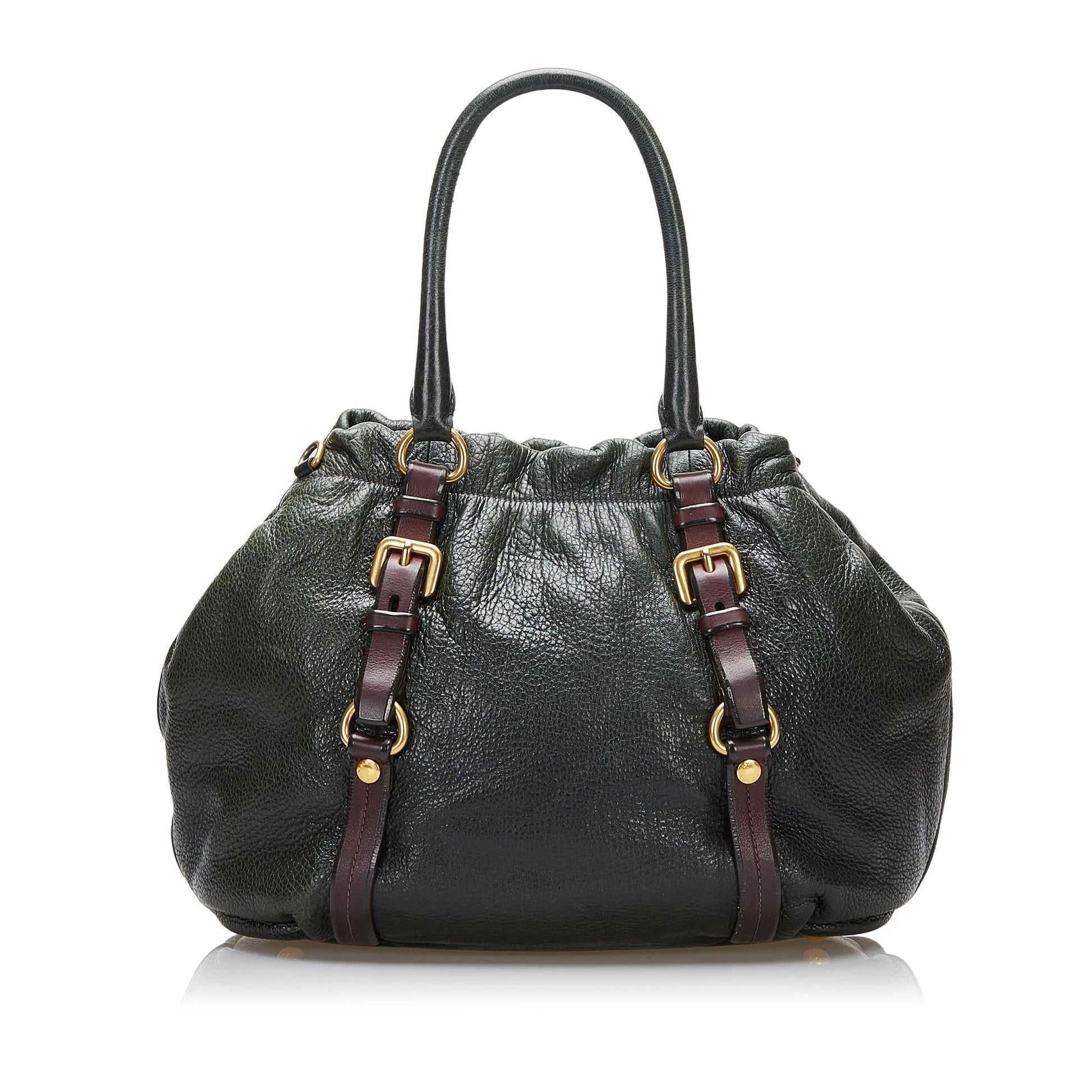 Prada Vitello Daino Satchel (SHG-36561)