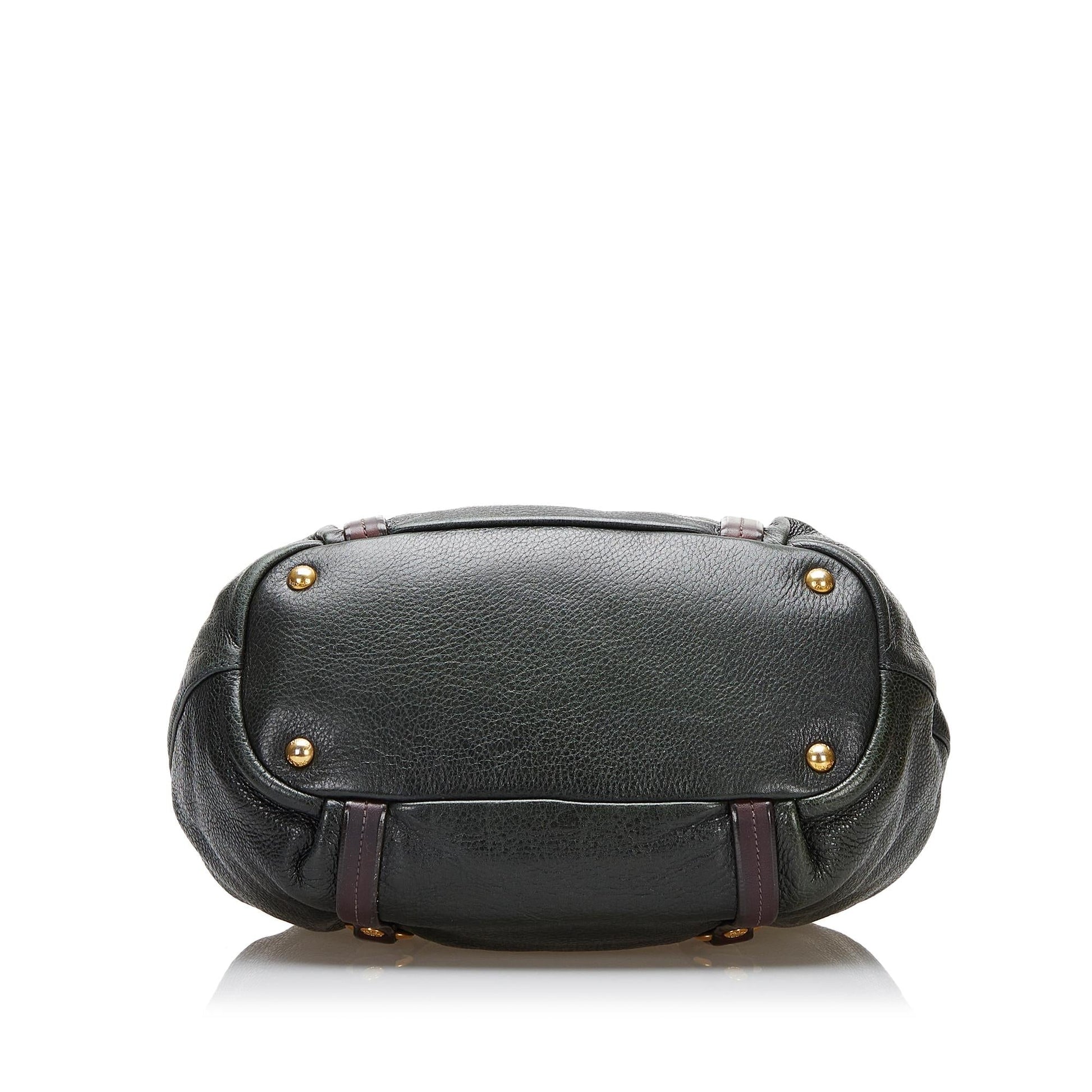 Prada Vitello Daino Satchel (SHG-36561)