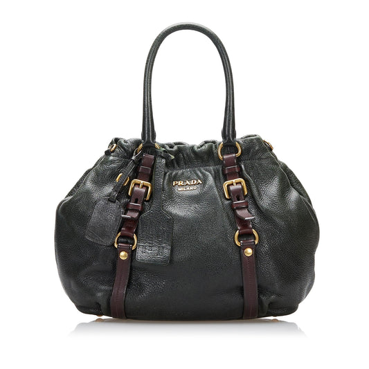 Prada Vitello Daino Satchel (SHG-36561)