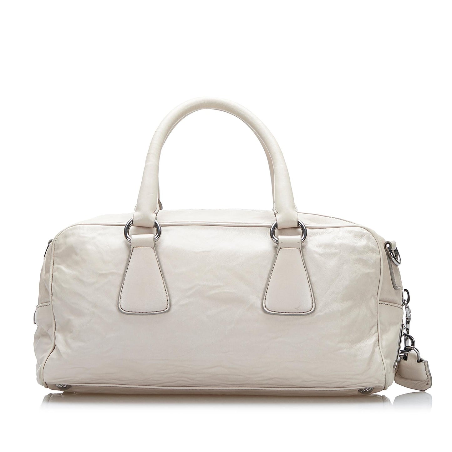 Prada Vitello Daino Satchel (SHG-E9BlyJ)