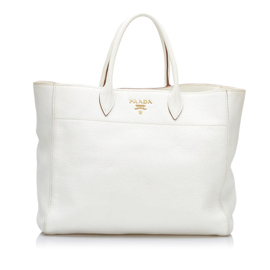 Prada Vitello Daino Satchel (SHG-z4gzJ3)