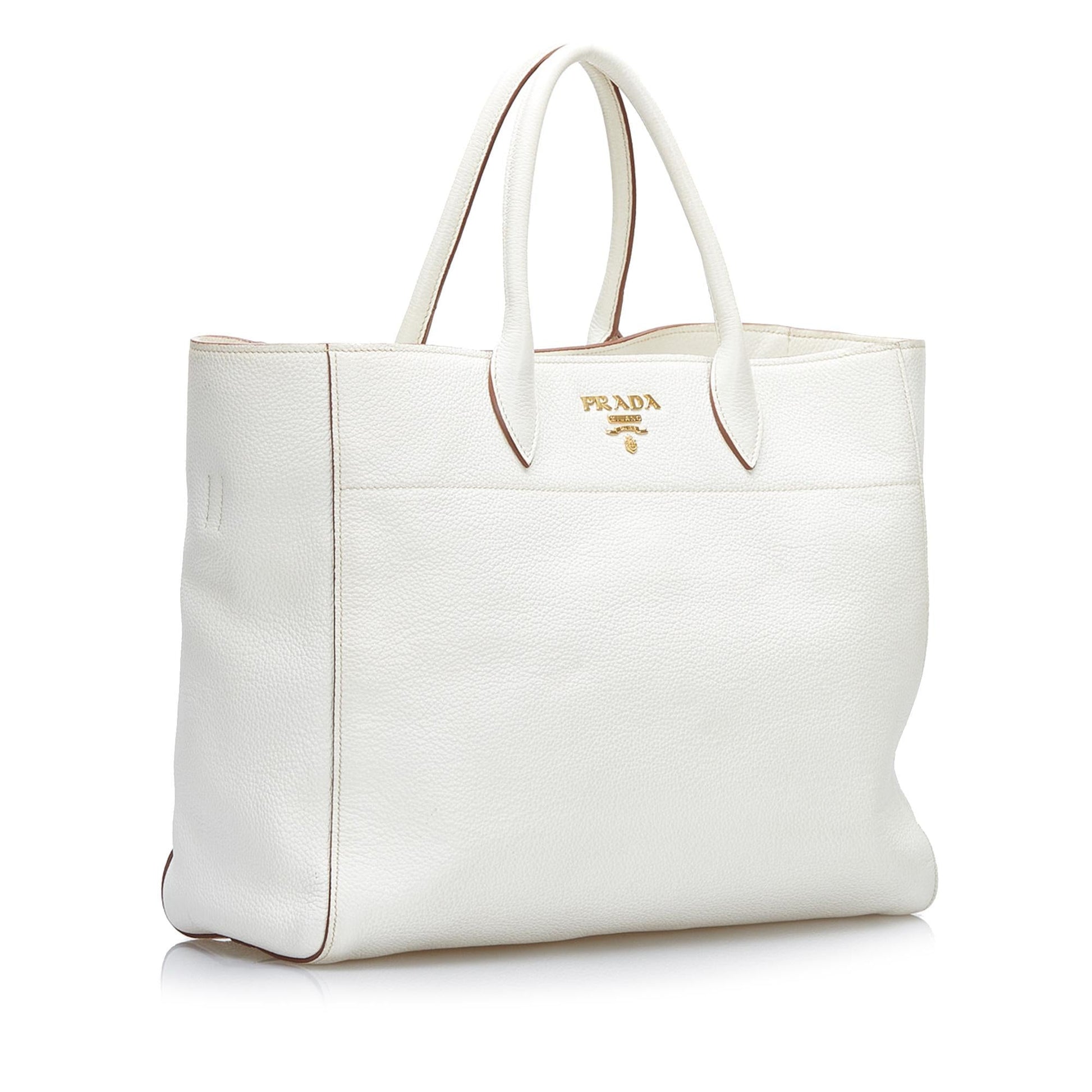 Prada Vitello Daino Satchel (SHG-z4gzJ3)