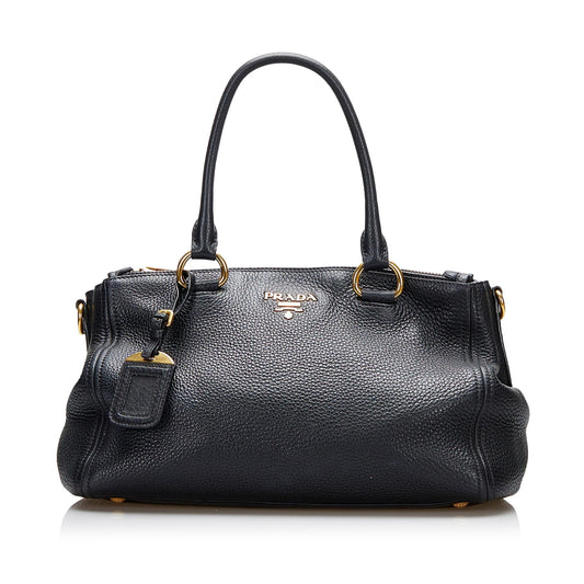 Prada Vitello Daino Satchel (SHG-F3CFdG)