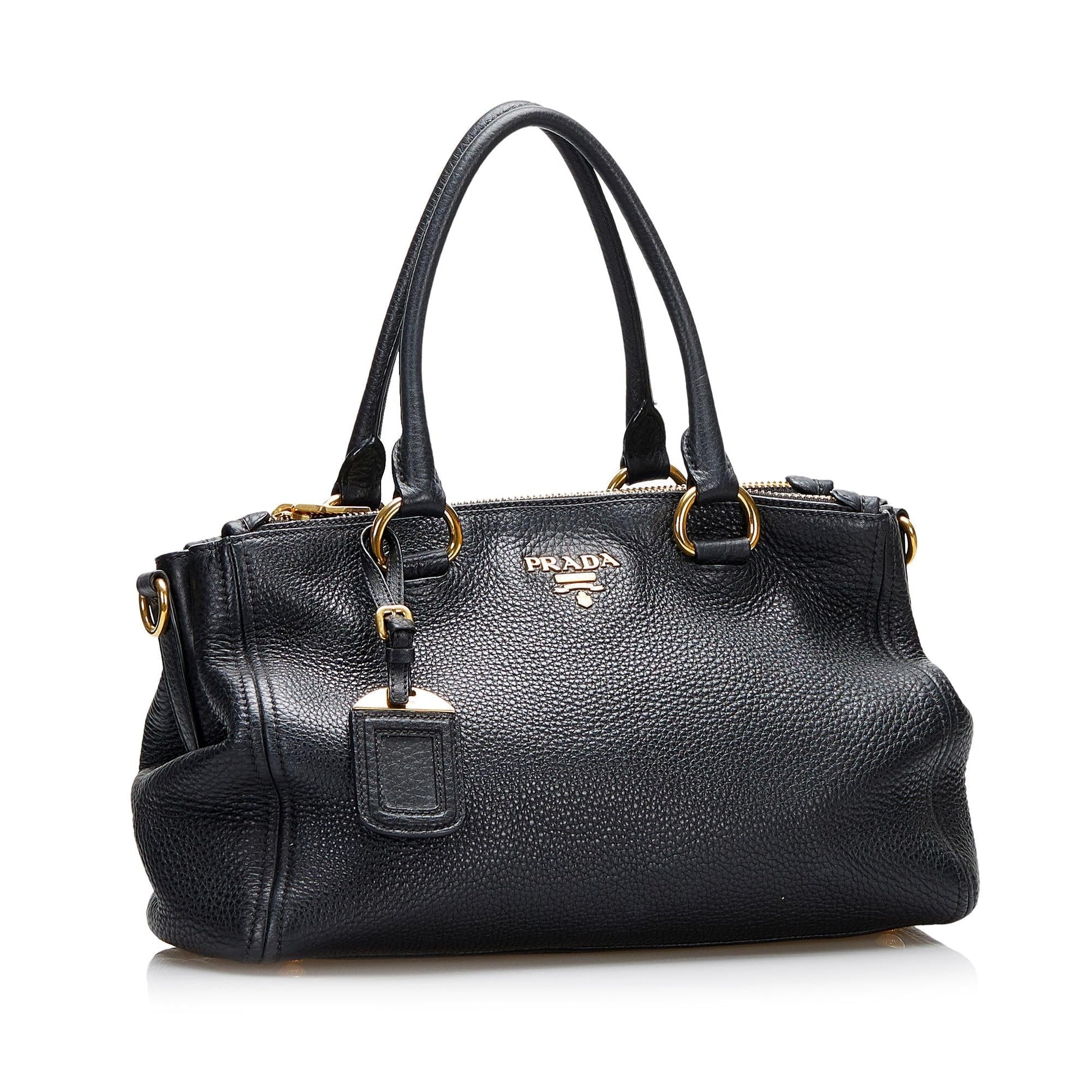 Prada Vitello Daino Satchel (SHG-F3CFdG)