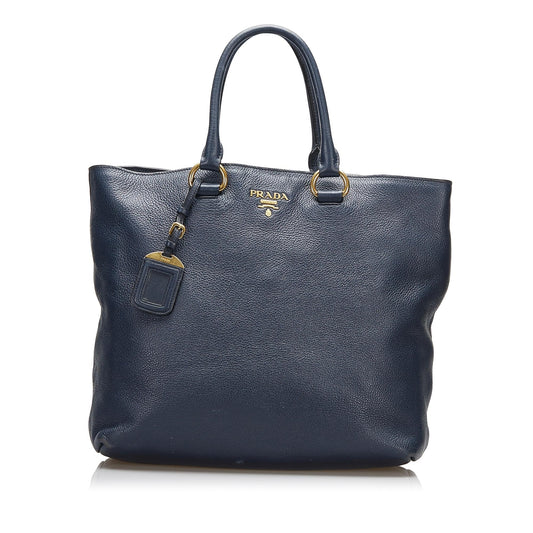 Prada Vitello Daino Satchel (SHG-2Qnk7i)