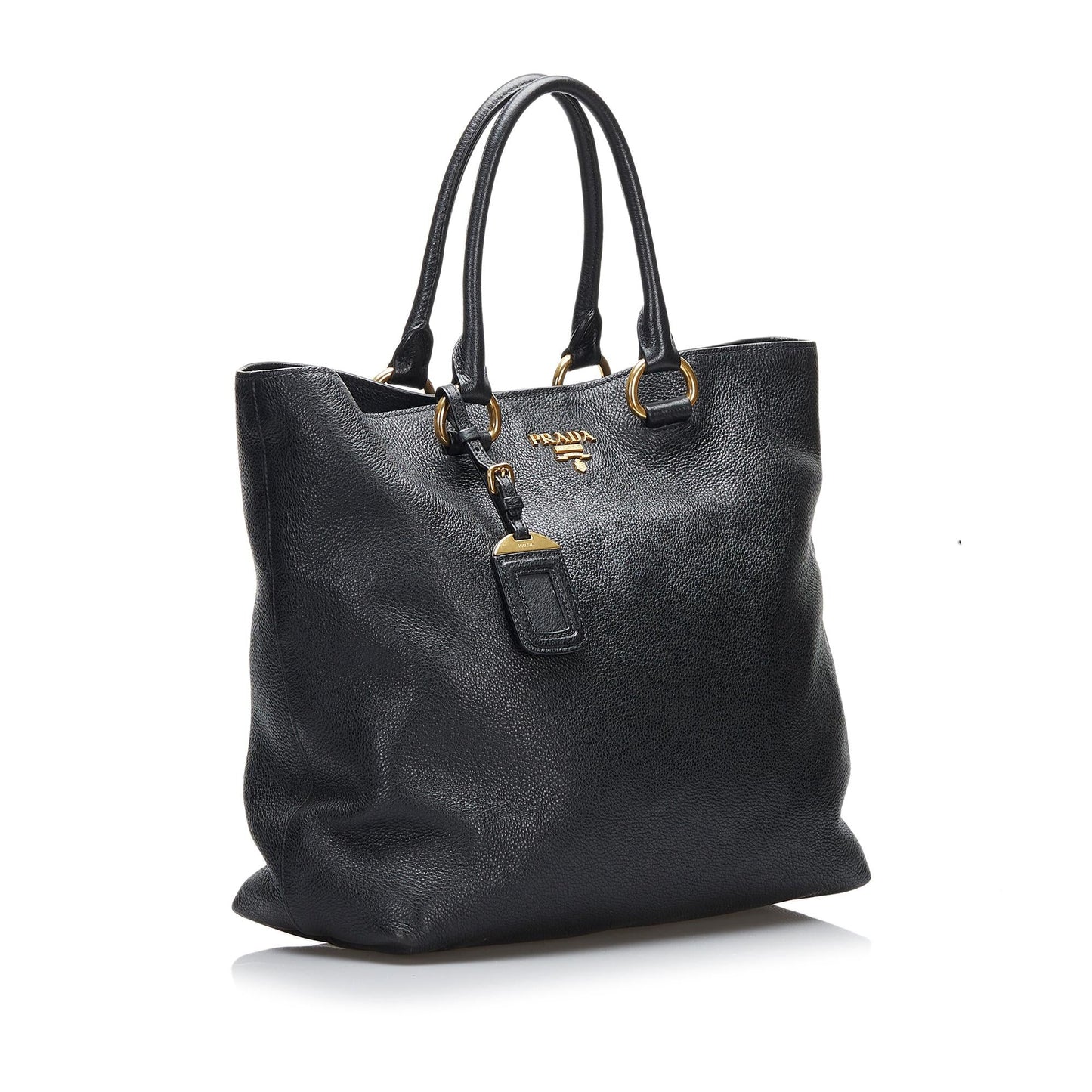 Prada Vitello Daino Satchel (SHG-PjNmXo)
