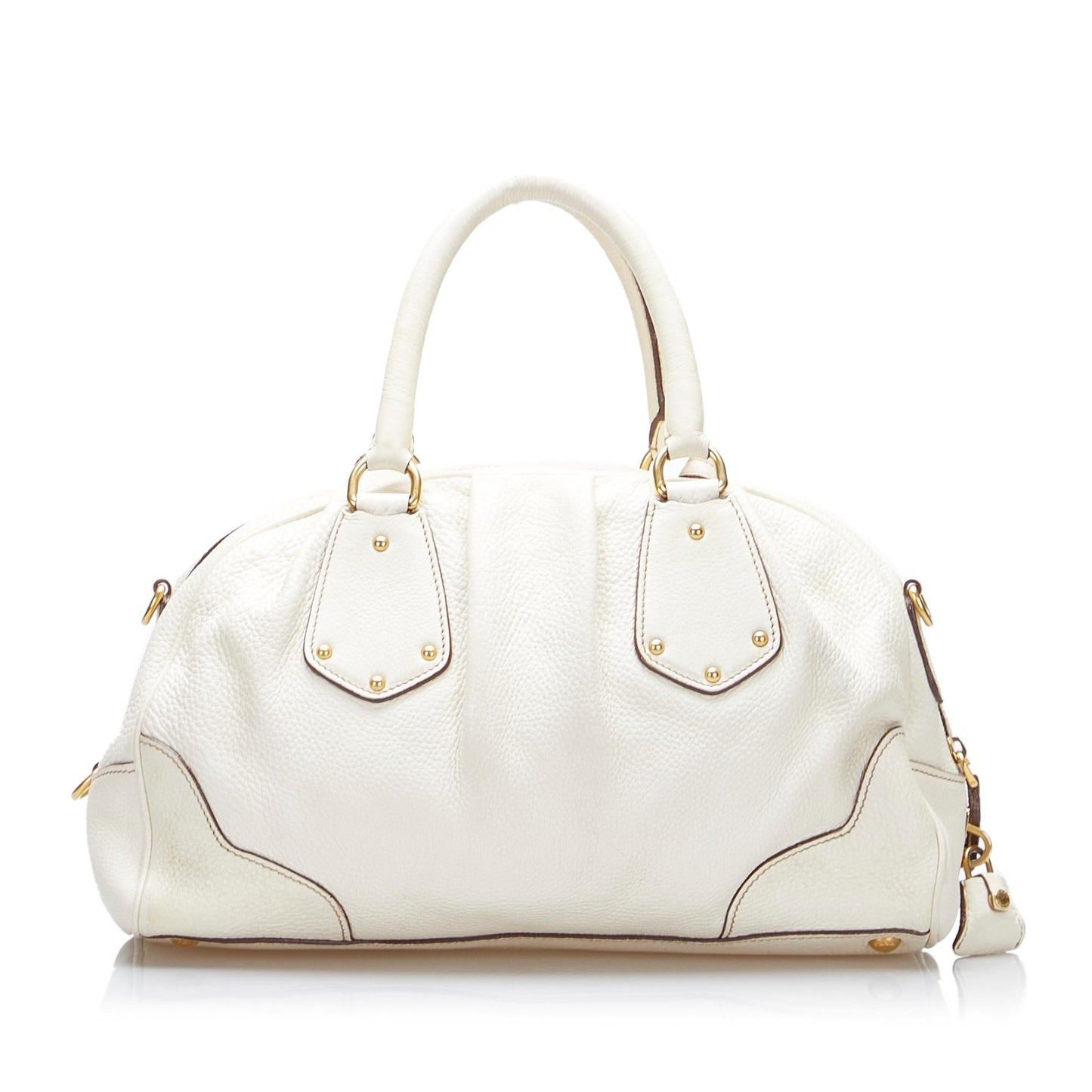 Prada Vitello Daino Satchel (SHG-Px67Ef)