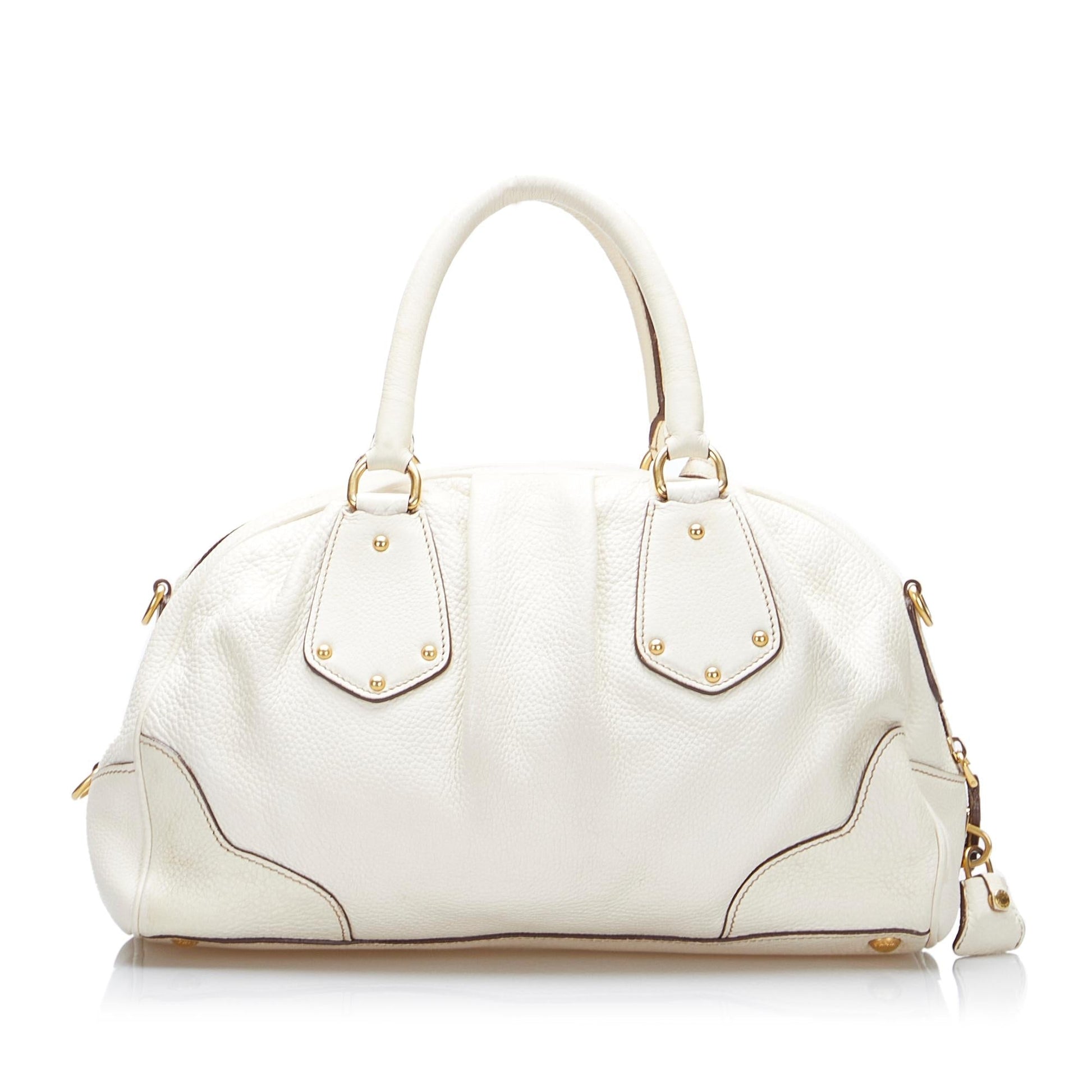 Prada Vitello Daino Satchel (SHG-Px67Ef)