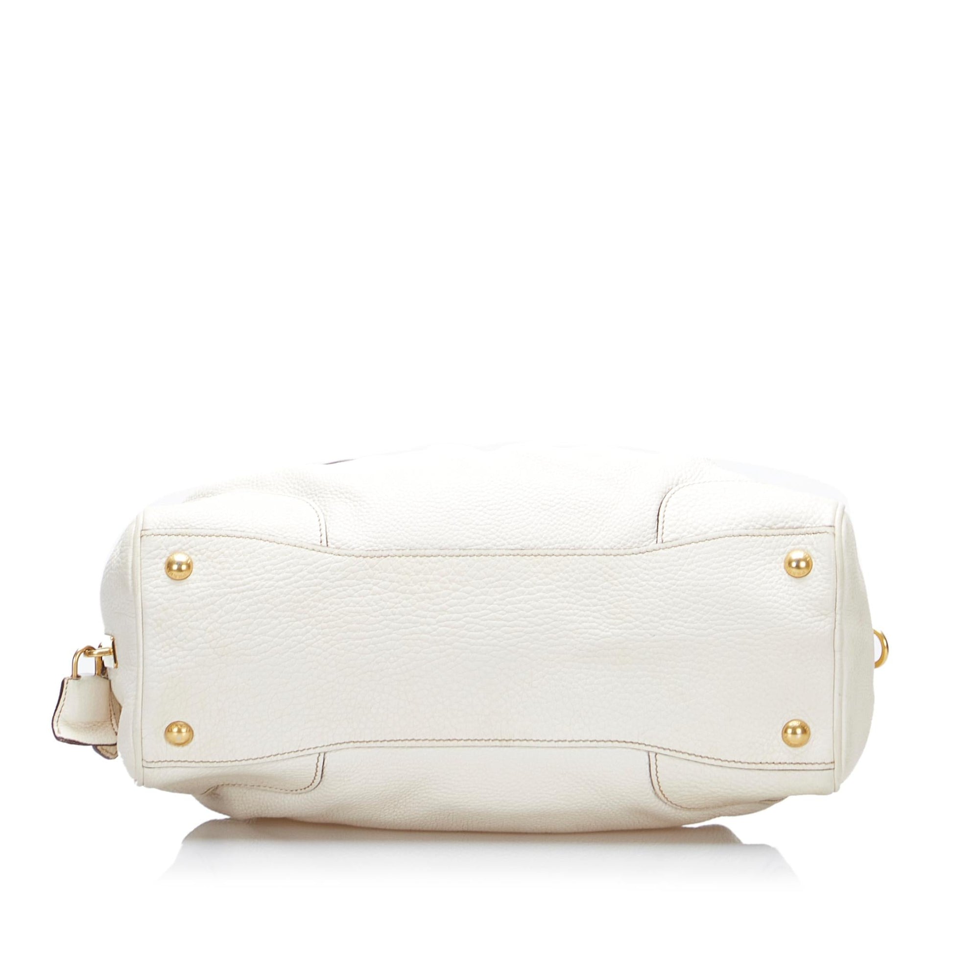 Prada Vitello Daino Satchel (SHG-Px67Ef)