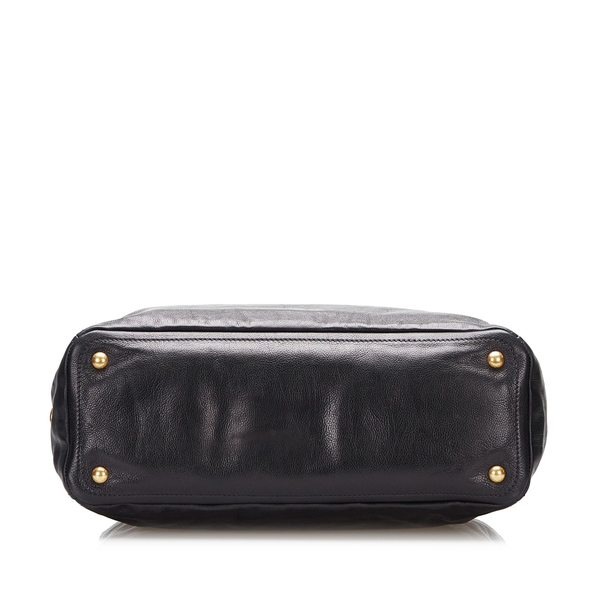 Prada Vitello Daino Satchel (SHG-0Oo1Ax)