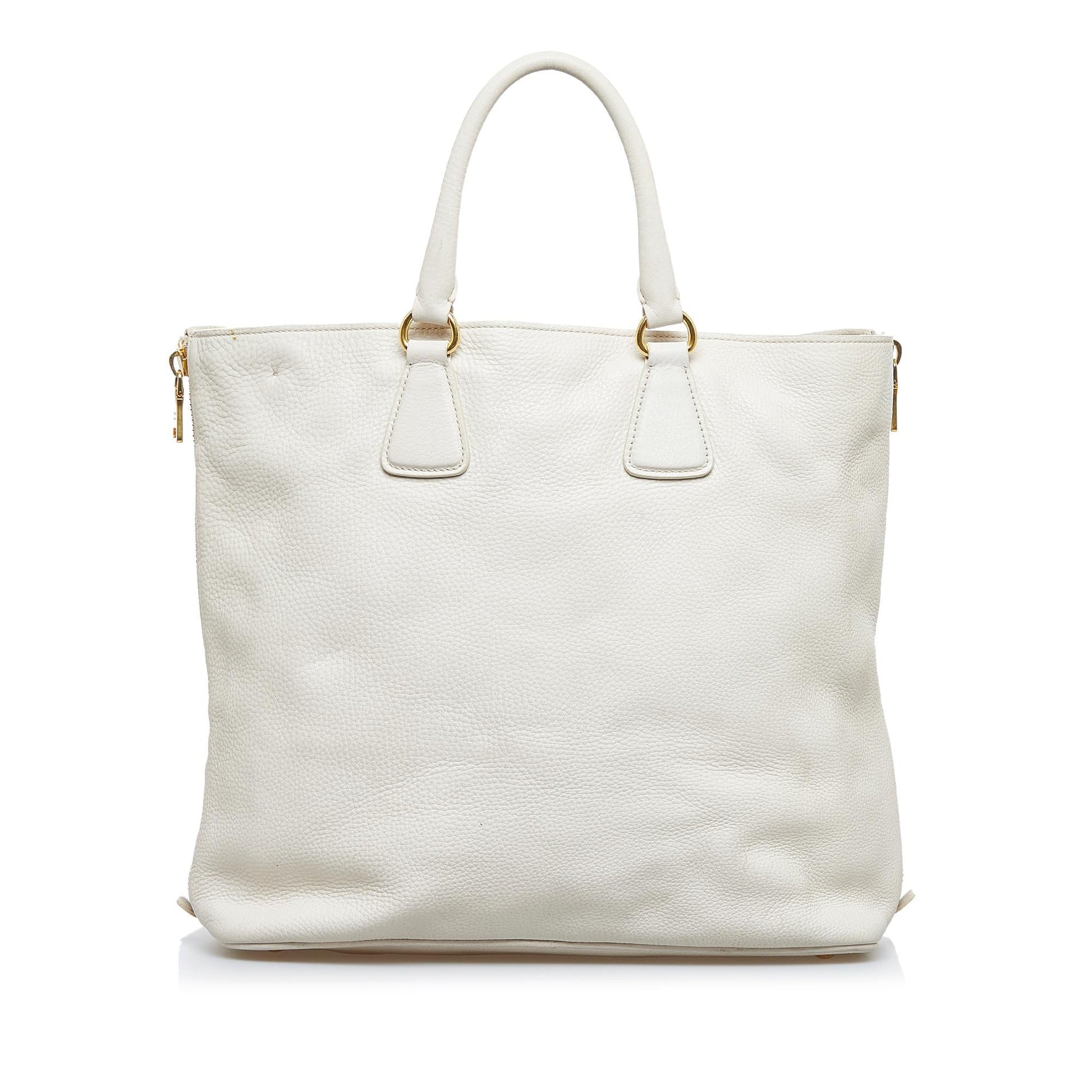 Prada Vitello Daino Satchel (SHG-pw9PC9)