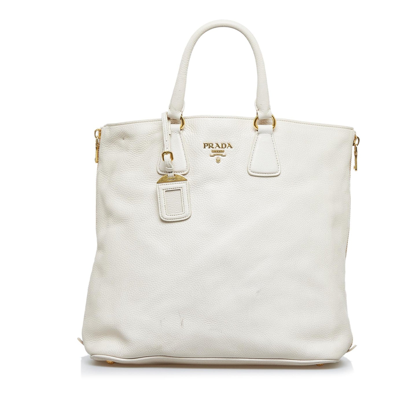 Prada Vitello Daino Satchel (SHG-pw9PC9)