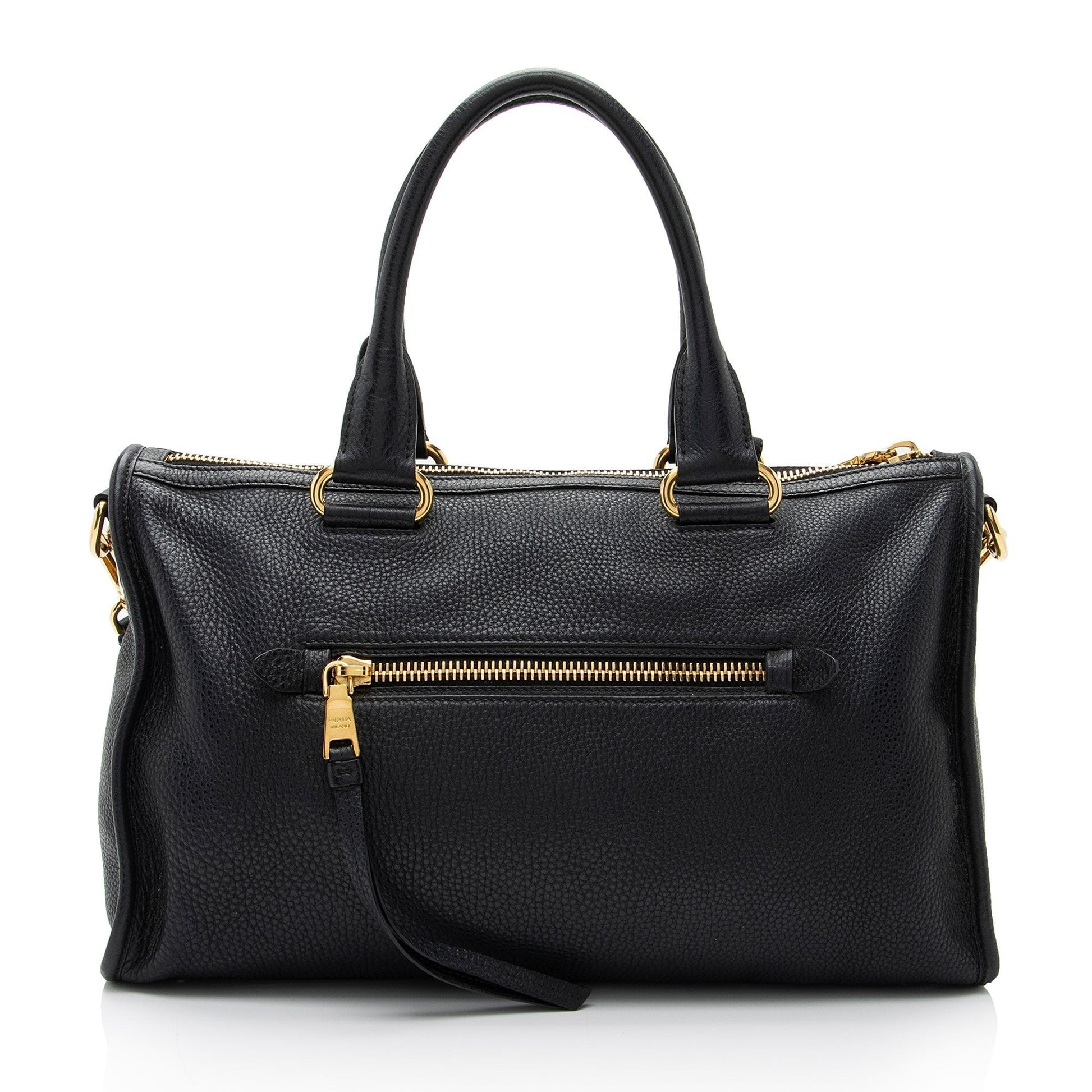 Prada Vitello Daino Satchel (SHF-snmaFa)