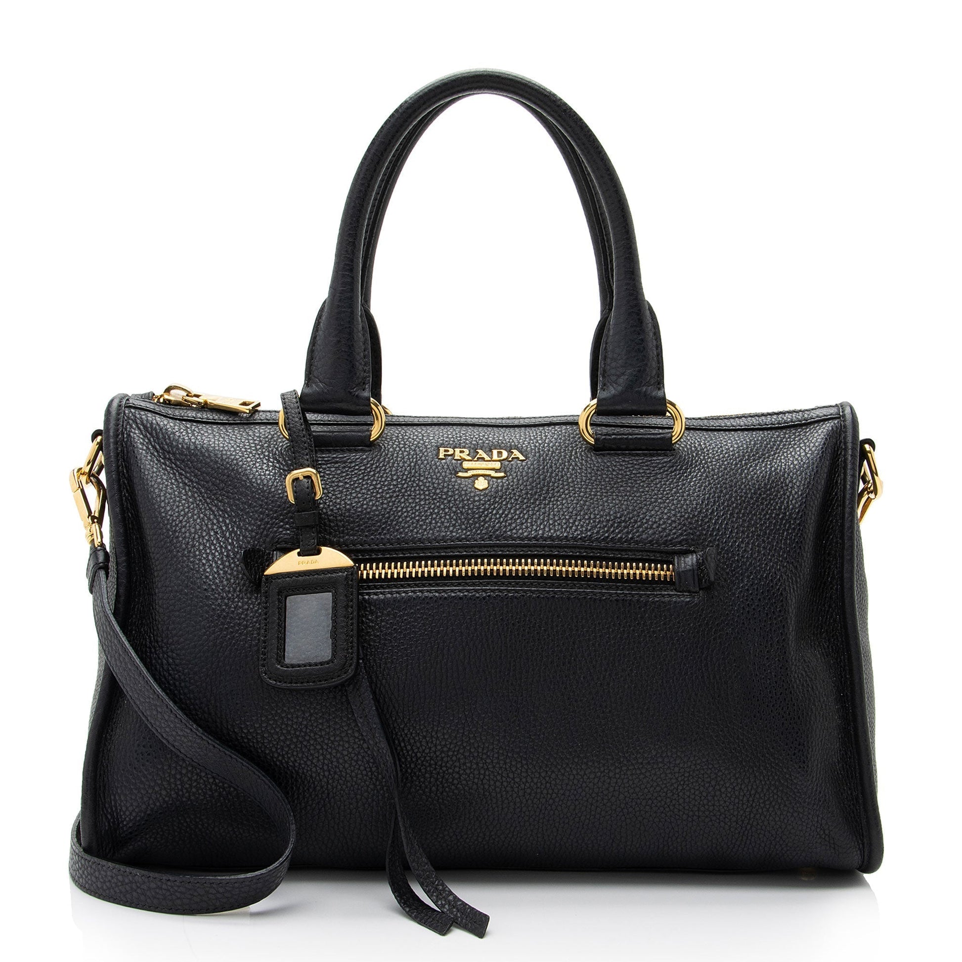 Prada Vitello Daino Satchel (SHF-snmaFa)