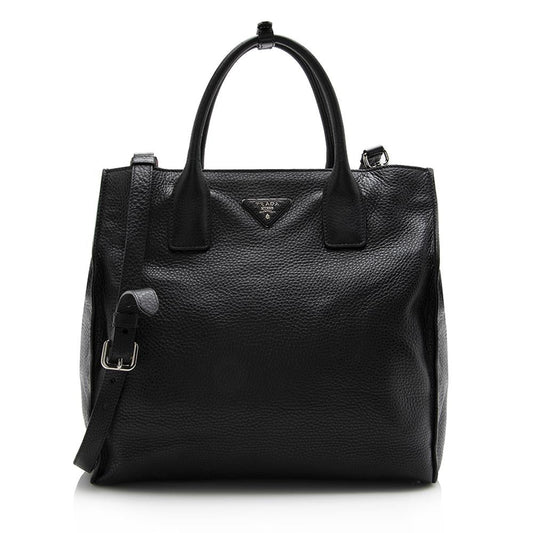 Prada Vitello Daino Shopping Tote  