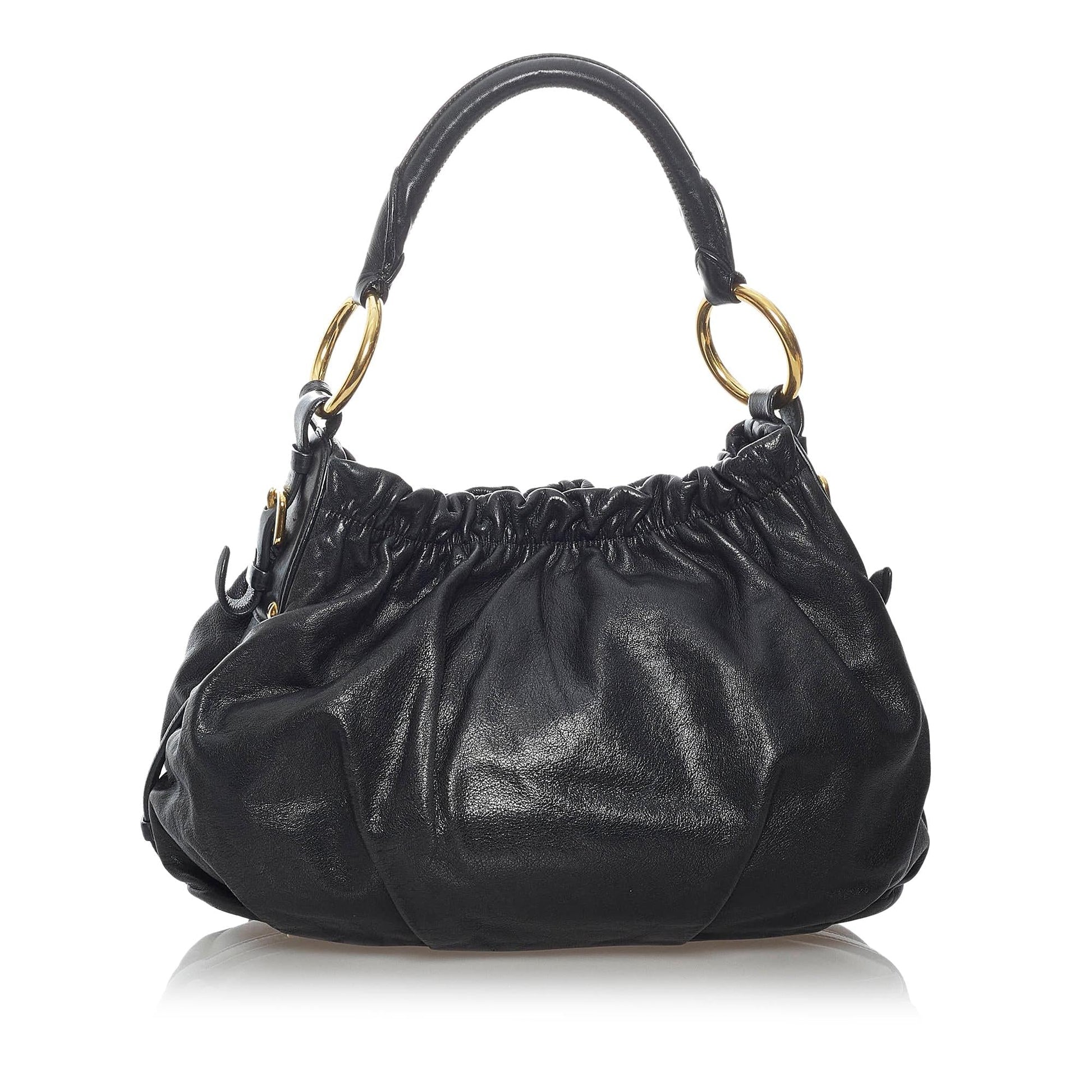 Prada Vitello Daino Shoulder Bag (SHG-29530)