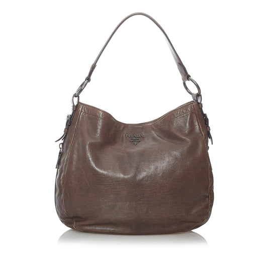 Prada Vitello Daino Shoulder Bag (SHG-30277)