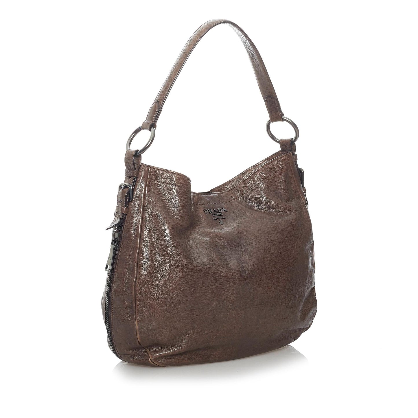 Prada Vitello Daino Shoulder Bag (SHG-30277)