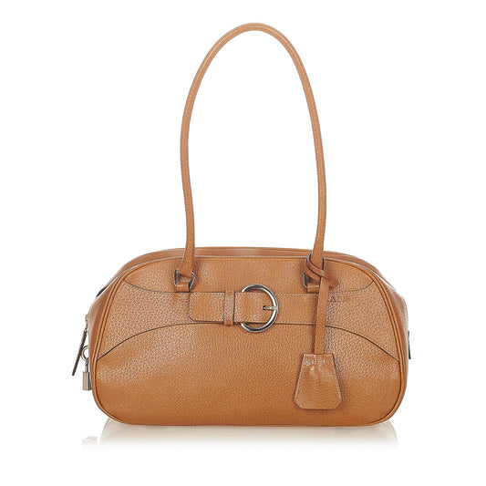 Prada Vitello Daino Shoulder Bag (SHG-31692)