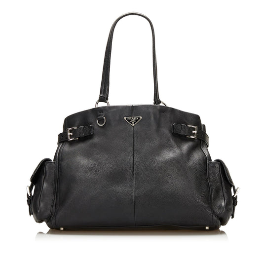 Prada Vitello Daino Shoulder Bag (SHG-35600)