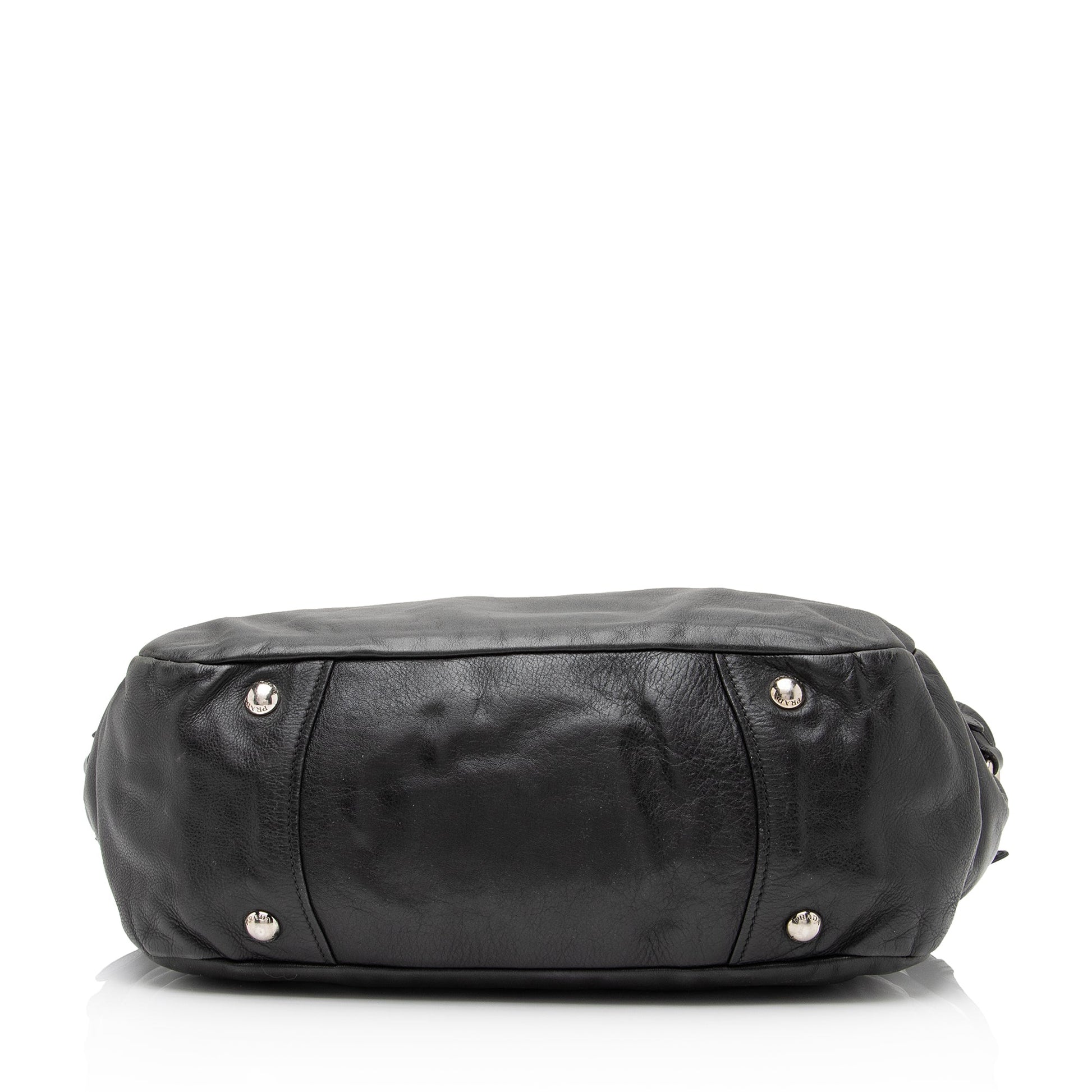 Prada Vitello Daino Side Pocket Hobo (SHF-Xeib8x)