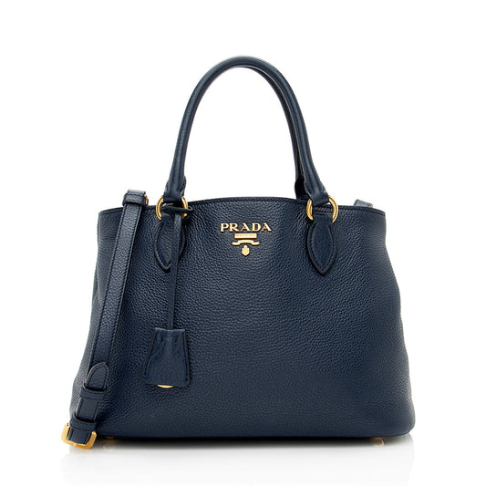 Prada Vitello Daino Small Tote (SHF-21570)