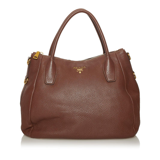Prada Vitello Daino Tote Bag (SHG-29094)