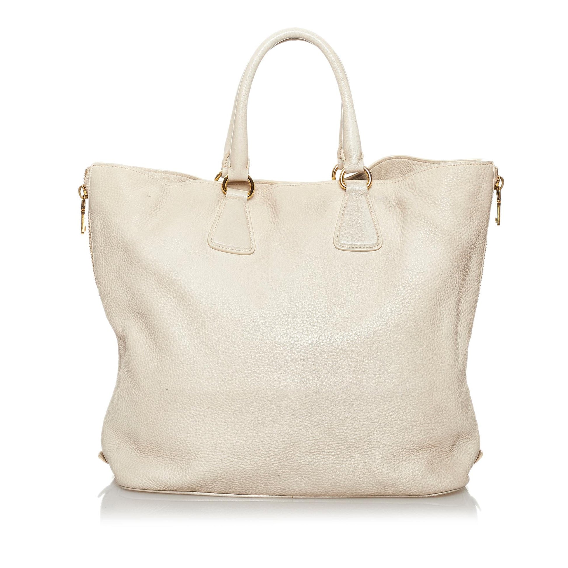 Prada Vitello Daino Tote Bag (SHG-29698)