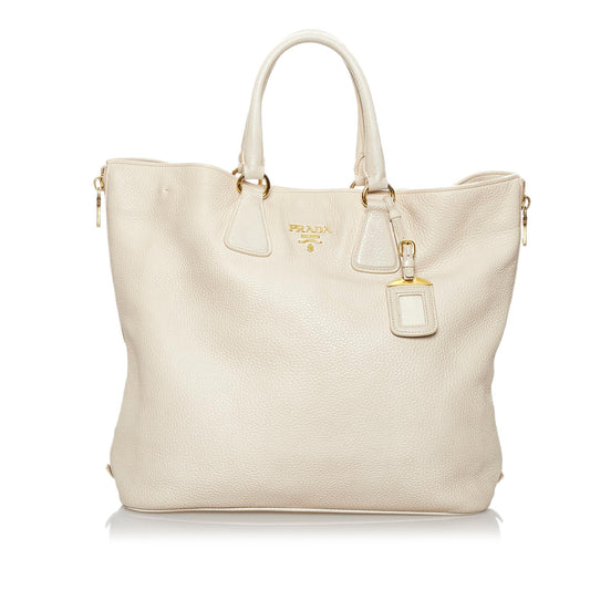 Prada Vitello Daino Tote Bag (SHG-29698)