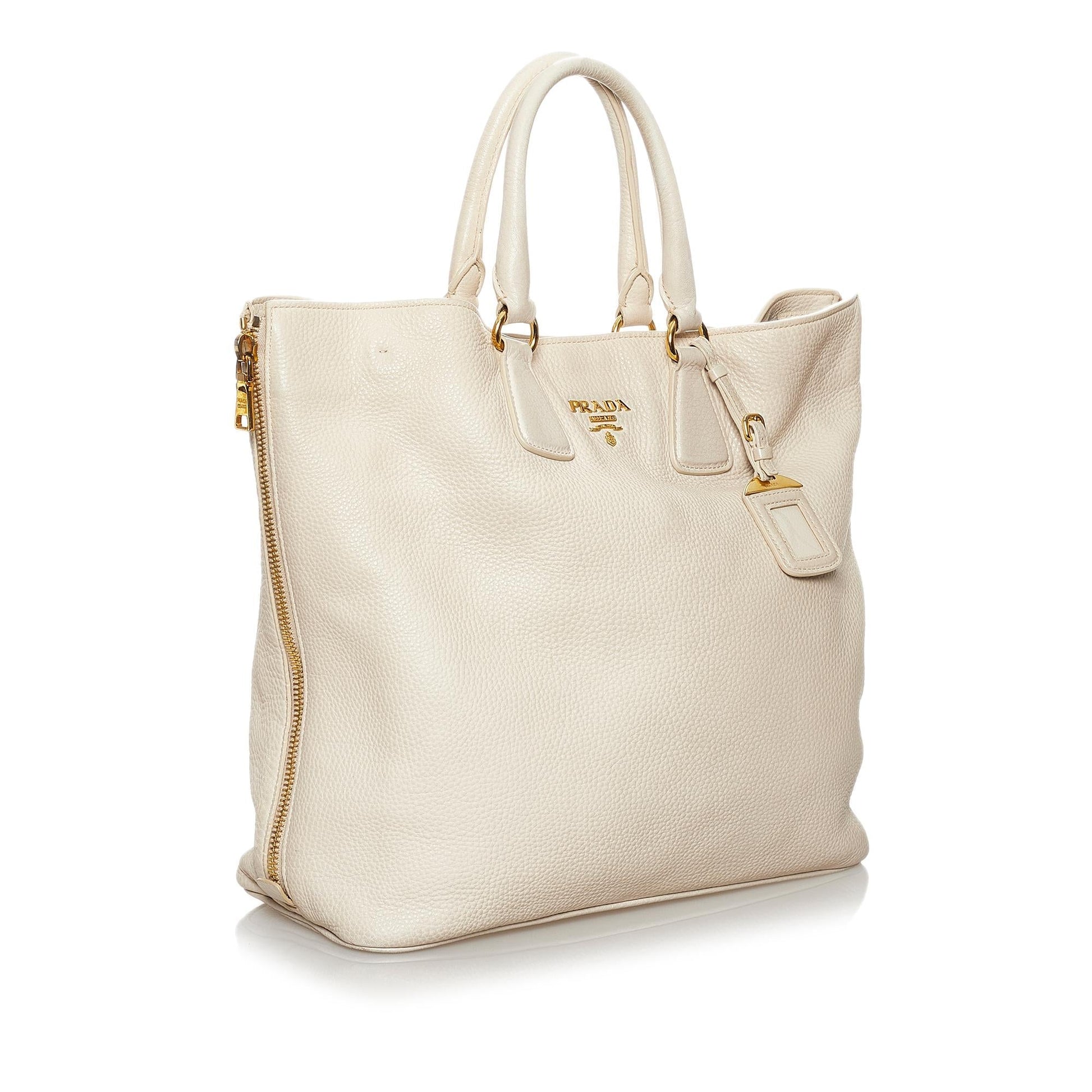 Prada Vitello Daino Tote Bag (SHG-29698)