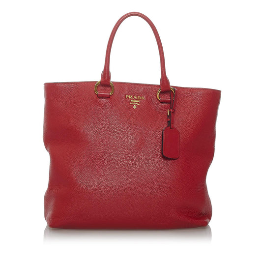 Prada Vitello Daino Tote Bag (SHG-29806)