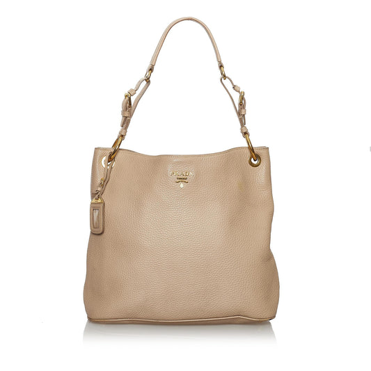 Prada Vitello Daino Tote Bag (SHG-30761)