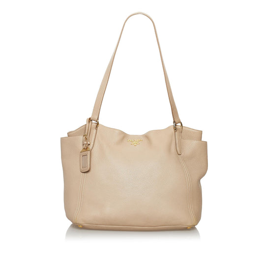 Prada Vitello Daino Tote Bag (SHG-30855)