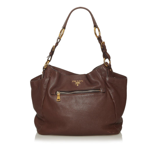 Prada Vitello Daino Tote Bag (SHG-33845)