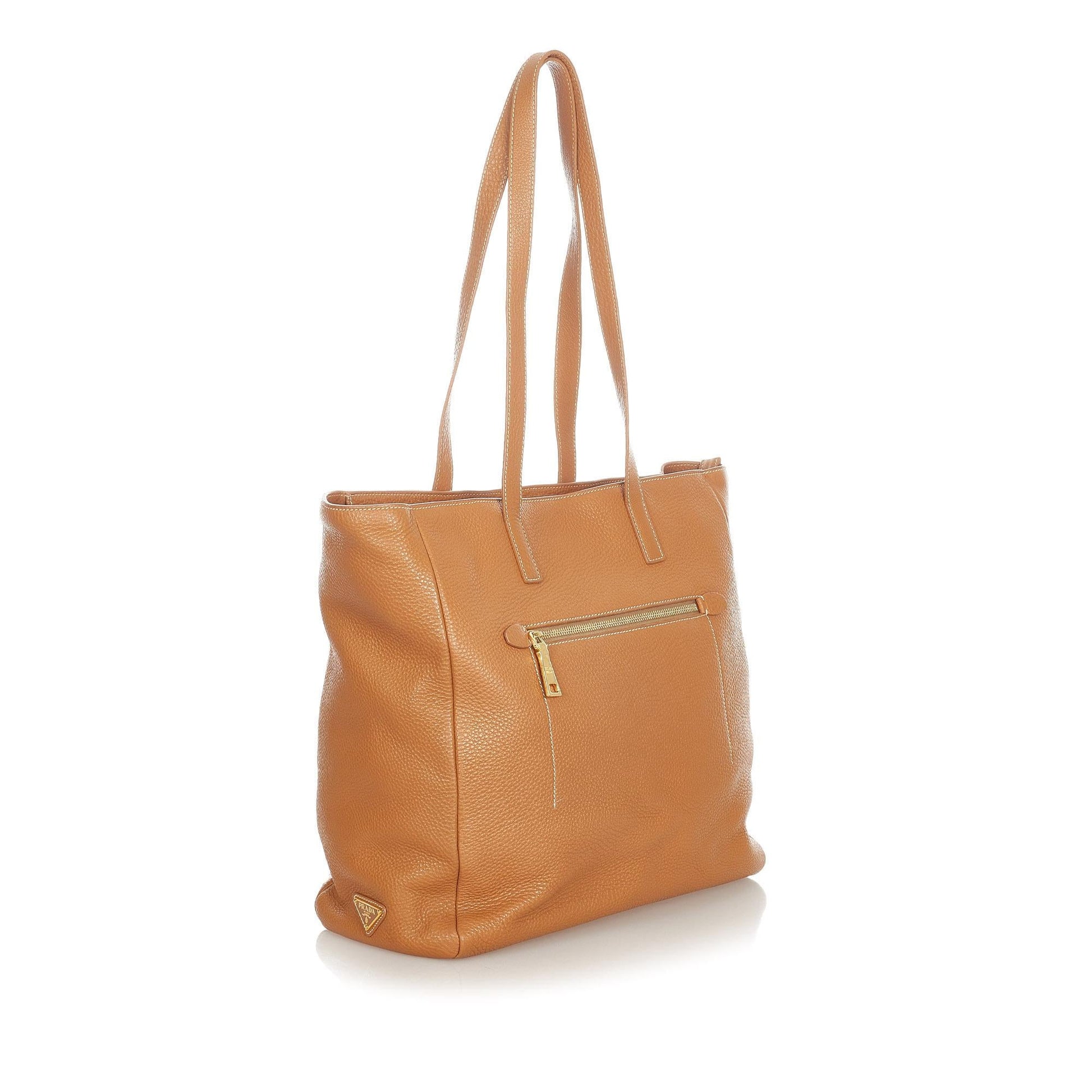 Prada Vitello Daino Tote Bag (SHG-34028)